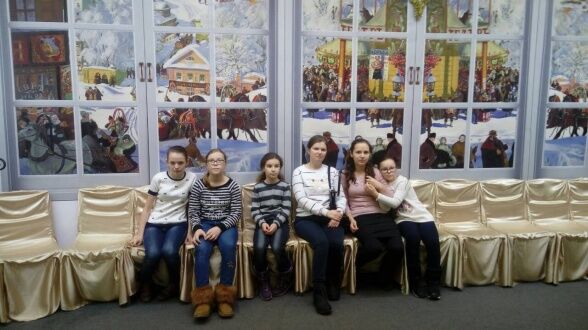 На выставке в "Доме Озерова" На выставке в "Доме Озерова"